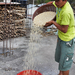 Cleaning corn - San Pedro La Laguna, Guatemala, 2008