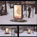 Opodo online travel company ad with heat emitting citylights