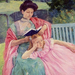 Auguste Reading to Her Daughter (Medium)