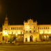 Sevilla - Plaza de España éjszaka