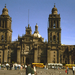 Mexicováros Zocalo a templommal