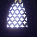 Iszfahán, ablak az 1612-19-ben épült  Lotfollah-mecsetben