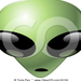 22150-Clipart-Illustration-Of-A-Green-Alien-Emoticon-Head-With-B