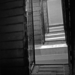 Lépcsőház a Cyclops garázsban