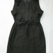 90716A-31 PRADA BLACK COTTON&WOOL DRESS SIZE 2 4 6 PRICE USD 45[