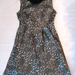 90720B-2 PRADA GREY SILK&POLYESTER DRESS SIZE 2 4 6 PRICE USD 49