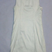 90809A-03 CHANEL WHITE SILK SATIN DRESS SIZE 2 4 6(BACK) PRICE U