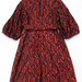 90923B-41 CHANEL RED LACE DUSTCOAT SIZE 2 4 6(BACK) PRICE USD 51