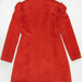 91011A-36    CHANEL  RED WOOL COAT SIZE 2 4 6.PRICE USD51