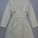 91012A-03  CHANEL WHITE COTTON DUSTCOAT SIZE 2 4 6 (BACK) PRICE 