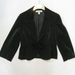 91014A-12A  CHANEL BLACK COTTON COAT SIZE 2 4 6 PRICE USD34