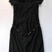 90923B-2 MIUMIU BLACK WOOL DRESS SIZE 2 4 6 PRICE USD 42