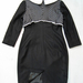 90925B-05  MIUMIU BLACK WOOL&RAYON DRESS SIZE 2 4 6(BACK) PRICE 