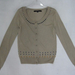 90810B-35 DKNY BEIGE COTTON JERSEY SWEATERS SIZE 2 4 6 PRICE USD