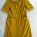 90923B-28A MOSCHINO YELLOW COTTON&POLYESTER DUSTCOAT SIZE 2 4 6 