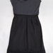 90924B-03  MOSCHINO GREY WOOL JERSEY&WOOL JERSEY DRESS SIZE ONE 