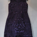 90804A-11A ANNASUI PURPLE WOOL COTTON DRESS SIZE 2 4 6 PRICE USD