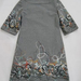 90804A-12 ANNASUI GREY WOOL COTTON DRESS SIZE 2 4 6(BACK) PRICE 