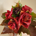 vadszőlő levélből rózsacsokor(wild vine from a letter folding)