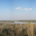 A dunaújvárosi Duna-part tavasszal